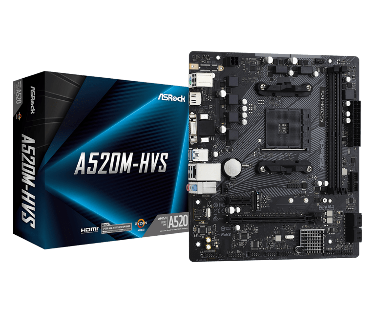 Asrock a520m hvs совместимость